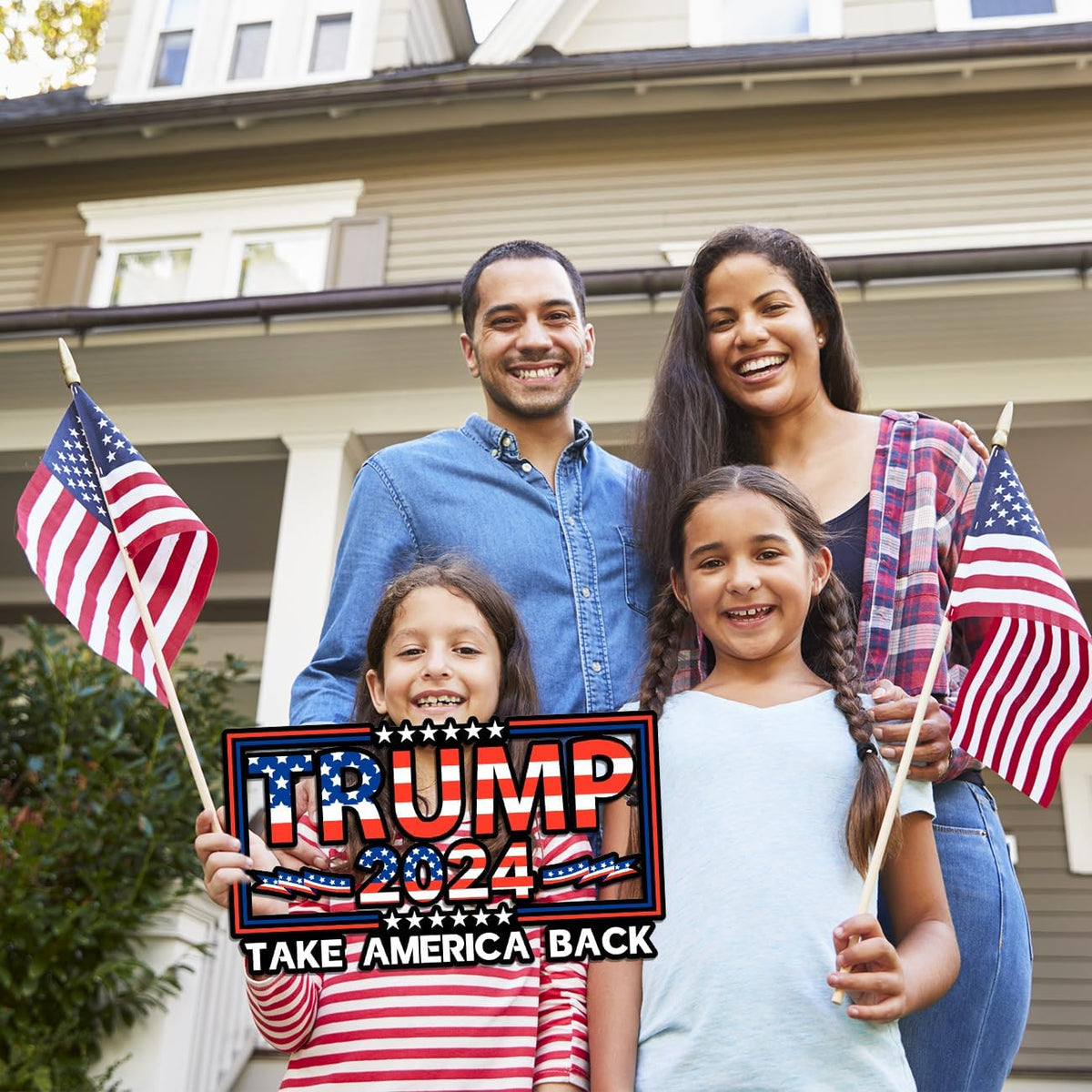 Trump Take American Back 2024 Wooden Hanging Signs, Election 2024