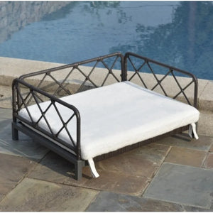 Wicker Pet Bed Rattan Dog Sofa Bed Outdoor Indoor Water Resistant, Pet Accessories, Products For Your Pet