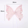 Dog and Cat Butterfly Glowing Wings, Summer Clothes for Pets, Small/Medium Dogs and Cats Halloween Costume