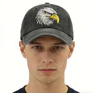 Embroidered Bald Eagle Head Hats