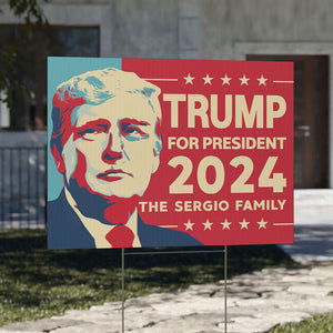 Trump For President 2024, Personalized Yard Sign, Trump Sign, Election 2024