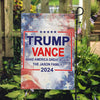 Trump Vance Make America Great Again 2024, Trump Personalized House Flag, Home Decoration, Election 2024
