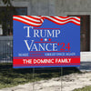 Trump Vance 24 Make America Great Once Again, Personalized Yard Sign, Trump Sign, Election 2024