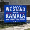 We Stand With Kamala Harris, Personalized Yard Sign, Kamala Harris Sign, Vote Kamala, Election 2024