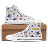 Trump Patriotic Gold High Top Shoes, Personalized Trump Sneakers, Trump Shoes, Election 2024