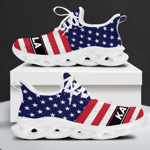 Trump US Flag MaxSoul Shoes, Personalized Trump Sneakers, Trump Shoes, Election 2024