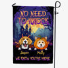 No Need To Knock Halloween, Personalized Garden Flags, Gifts For Dog Lovers