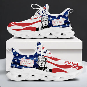 I'm Voting For The Felon Trump 2024 MaxSoul Shoes, Personalized Trump Sneakers, Trump Shoes, Election 2024