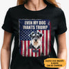 Even My Dog Wants Trump, Trump Homage Shirt, Personalized Shirt, Gift For Dog Lovers, Custom Photo, Election 2024