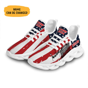 Custom Trump White House MaxSoul Shoes, Personalized Trump Sneakers, Trump Shoes, Election 2024