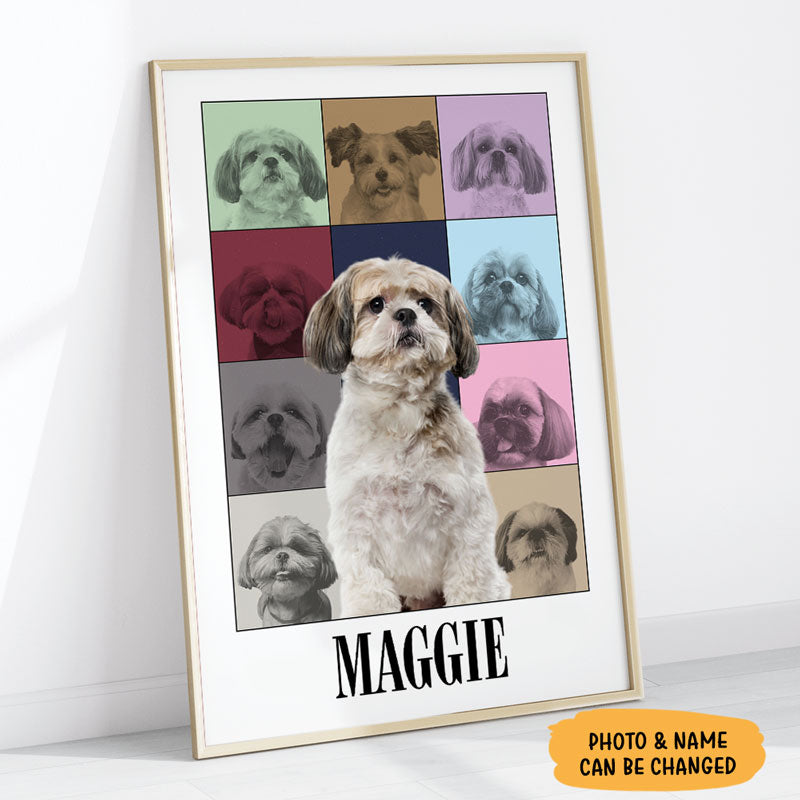 Custom Eras Tour Poster, Personalized Poster, Gift For Pet Lover, Custom Photo