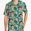 Custom Face Hawaiian Pattern, Beach Shirt, Personalized Hawaiian Shirt, Custom Photo