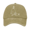 Father’s Day Hand Fist Bump Printed Washed Baseball Cap for Dad, Gift For Him, Father's Day gift, Gift For Grandpa