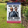 Trump Vance Make America Great Again, Personalized House Flag, Election 2024