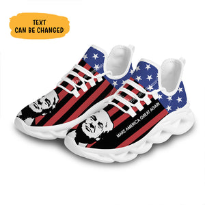 Trump Make America Great Again MaxSoul Shoes, Personalized Trump Sneakers, Trump Shoes, Election 2024