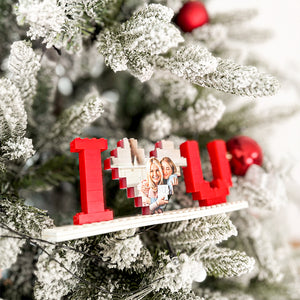 Personalised Photo Print Acrylic Block Puzzle Lego, I Love You Acrylic Block, Mom Acrylic Block, Gift For Mom, Gift For Family
