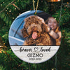 Forever Loved Ornament, Personalized Memorial Ornaments For Loss Of Loved One, Custom Photo