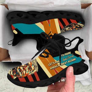 Trump Make America Great Again Retro MaxSoul Shoes, Personalized Trump Sneakers, Trump Shoes, Election 2024