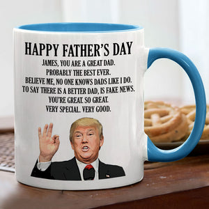You Are Great Dad Trump, Personalized Coffee Mug, Funny Gifts For Dad, Election 2024