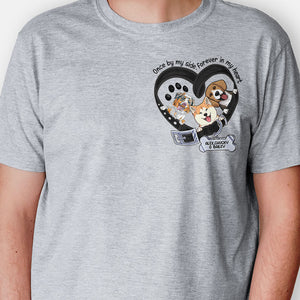 You Left Paw Prints On My Heart, Personalized Shirt, Gifts For Dog Lovers