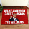 Make America Great Again No Trespassing Trump, Personalized Doormat, Trump Doormat, Election 2024