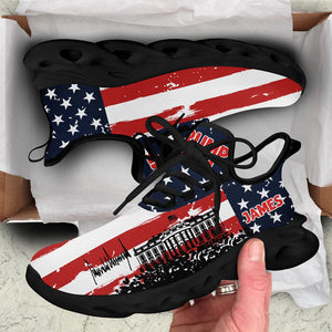 Custom Trump White House MaxSoul Shoes, Personalized Trump Sneakers, Trump Shoes, Election 2024