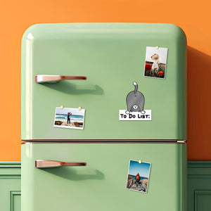 Cat Hole The Note List To Do Fridge Magnet, Personalized Fridge Magnet, Cat Lover, Kitchen Lover, Gift For Mom