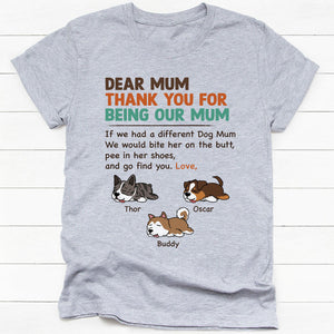 Bite The Butt, Personalized Shirt, Gifts For Dog Lovers, Custom Photo