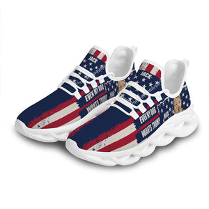 Even My Dog Wants Trump MaxSoul Shoes, Personalized Trump Sneakers, Trump Shoes, Election 2024
