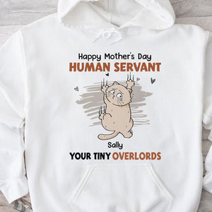 Human Servant Your Tiny Overlord, Personalized Shirt, Gifts For Cat Lovers