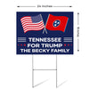 State Vote For Trump, Personalized Yard Sign, Trump Sign, Election 2024