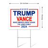 Trump Vance Make America Great Again 2024, Personalized Yard Sign, Trump Sign, Election 2024