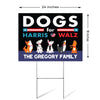 Dogs For Harris Walz, Personalized Yard Sign, Kamala Harris Sign, Vote Kamala, Election 2024