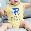 Rabbit Initial Baby, Personalized Baby Clothes, Custom Baby Onesies, Baby Shower Gifts