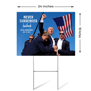 Legend Never Die Trump Assassination, Personalized Yard Sign, Trump Shot, Trump Sign, Election 2024