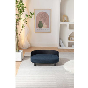 Dog Bed Pet Sofa With Solid Wood Legs And Bent Wood Back, Pet Accessories, Products For Your Pet