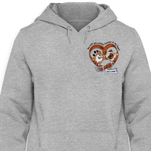 You Left Paw Prints On My Heart, Personalized Shirt, Gifts For Dog Lovers