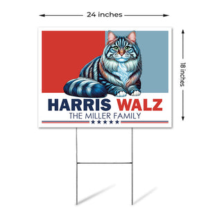 Harris Walz Yard Sign, Personalized Yard Sign, Kamala Harris Sign, Vote Kamala, Election 2024
