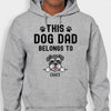 This Dog Dad, Personalized Hoodie, Sweater, T shirt, Father's Day gift, Gift for Dog Lovers