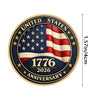 3D Embossed 250th Anniversary Coin, Commemorative Challenge Coin, Collectible Souvenir Gift, Limited Edition Coin