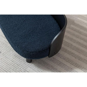 Dog Bed Pet Sofa With Solid Wood Legs And Bent Wood Back, Pet Accessories, Products For Your Pet