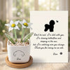 Personalized Dog Loss Gifts, "Forever In My Heart" Planter, Pet Memorial, Custom Design & Birth Month Flower