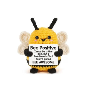 Emotional Support Animal Crochet Toys Handmade Gifts with Message for Women Men Friends Coworkers, Birthday Christmas Valentine's Gift