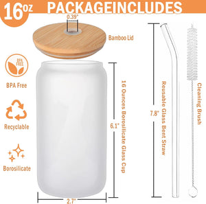 In My Teacher Era 16 Oz Iced Coffee Glass Cup, Personalized Glass Cup