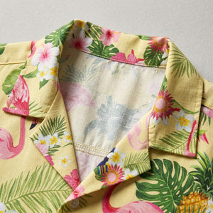 Pet Face Flamingo Hawaiian Pattern, Personalized Hawaiian Shirt, Custom Photo