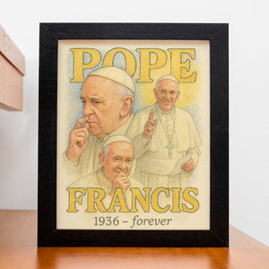 Pope Francis Memorial Poster, 1936 Forever, Christianity Poster