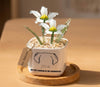 Personalized Dog Loss Gifts, "In Garden Of Memories" Planter, Pet Memorial, Custom Design & Birth Month Flower