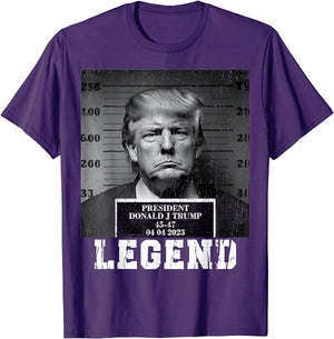 Trump 2024 Mugshot President Legend T-Shirt, Donald Trump Fan Tees, Election 2024