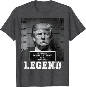 Trump 2024 Mugshot President Legend T-Shirt, Donald Trump Fan Tees, Election 2024