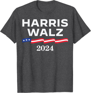 Kamala Harris Tim Walz Dark Shirt, Gift For Kamala Harris Supporters, Election 2024